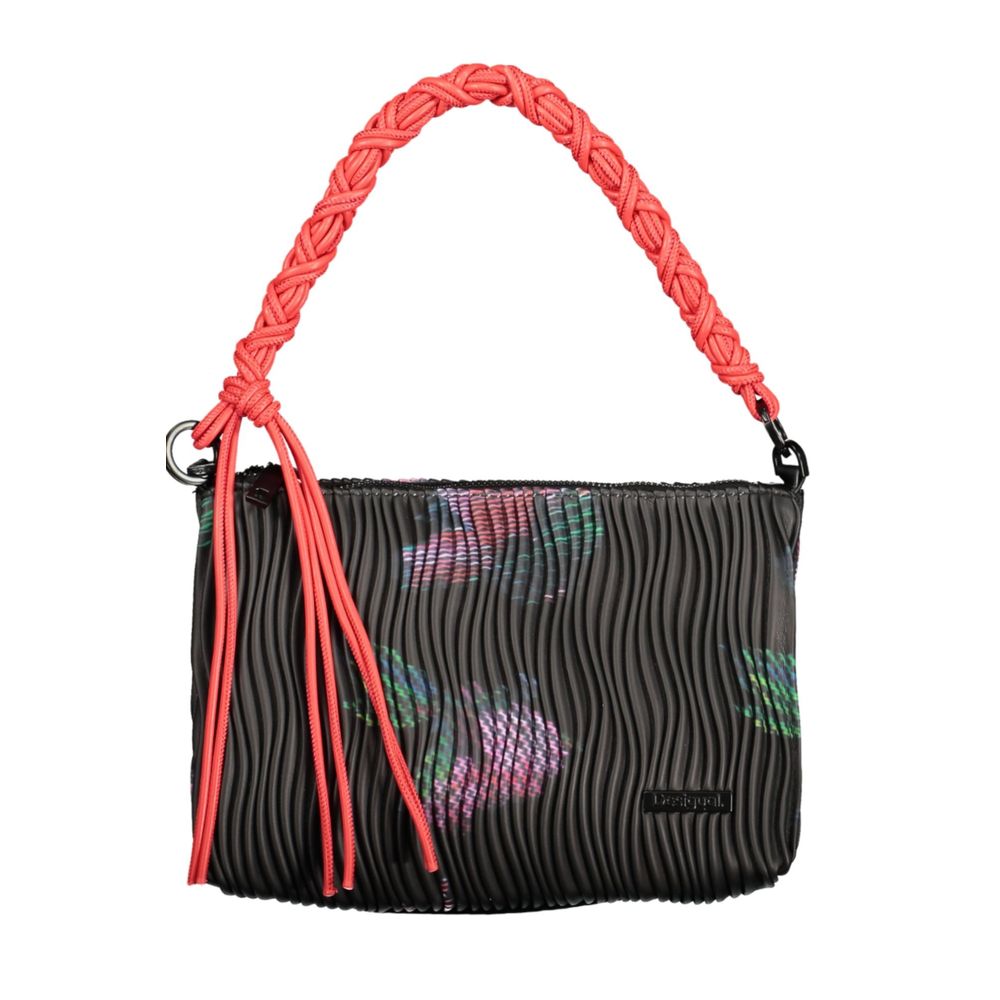 Desigual Black Polyethylene Handbag - ClickThatClicks 