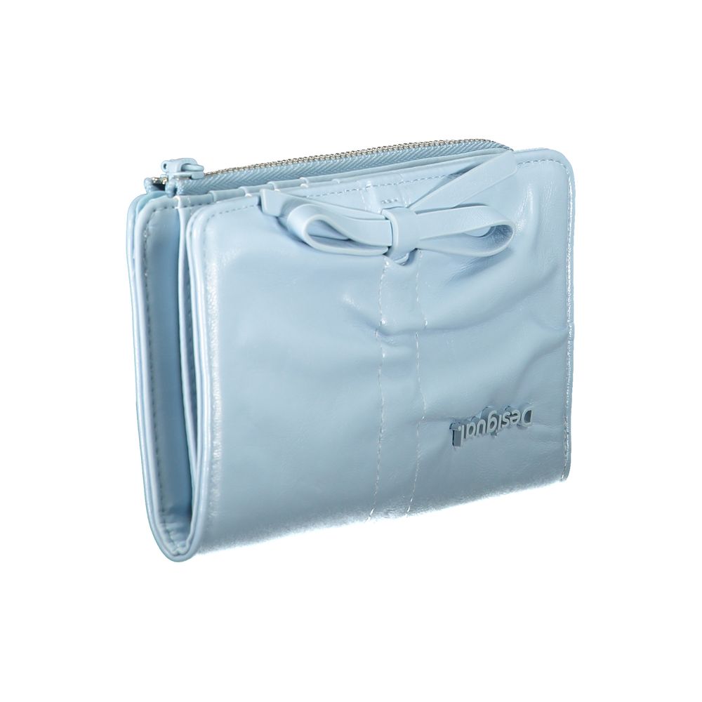 Desigual Blue Polyethylene Wallet - ClickThatClicks 