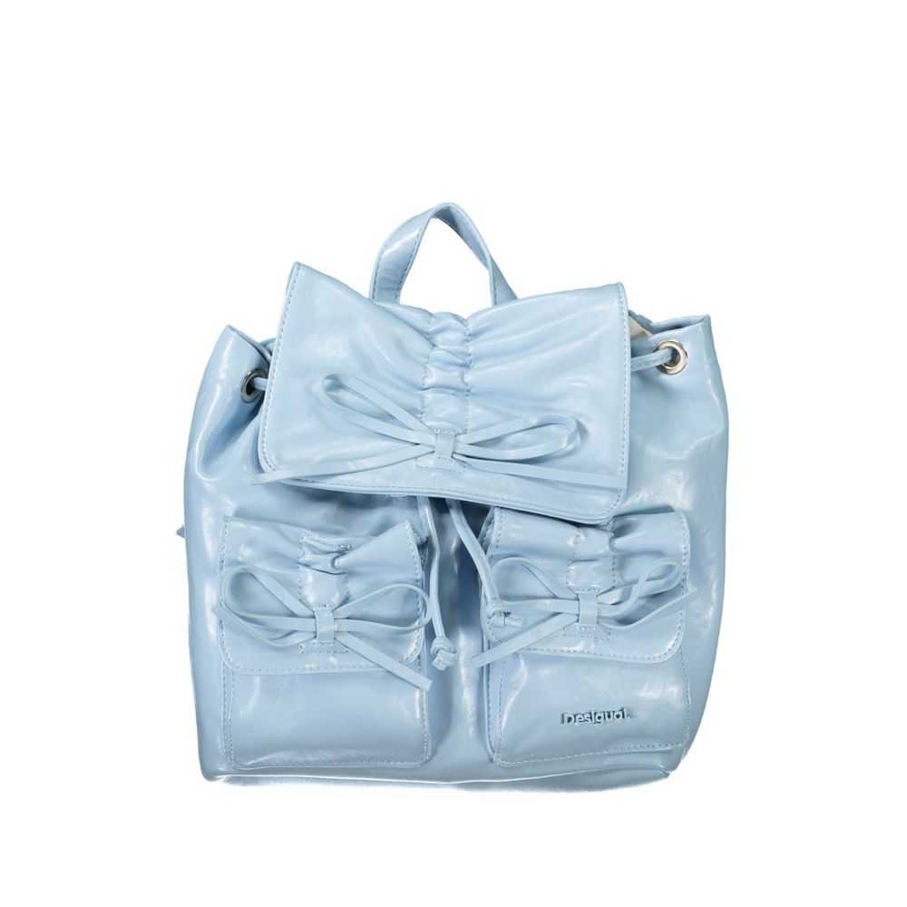 Desigual Blue Polyethylene Backpack - ClickThatClicks 