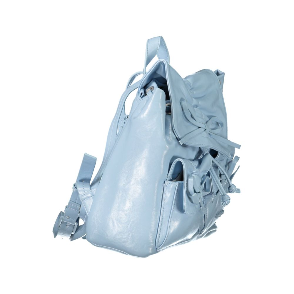 Desigual Blue Polyethylene Backpack - ClickThatClicks 