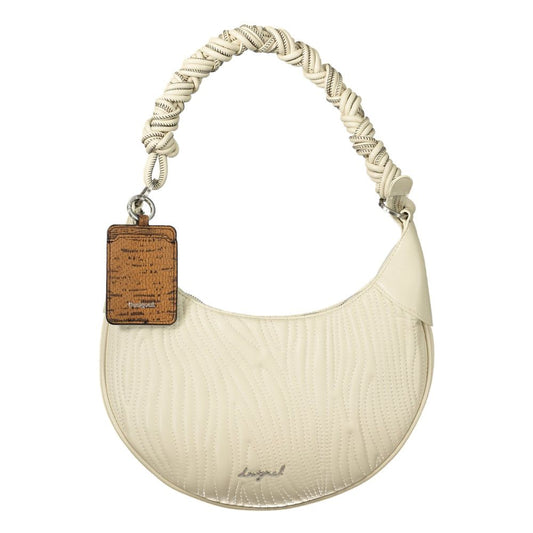 Desigual White Polyethylene Handbag - ClickThatClicks 