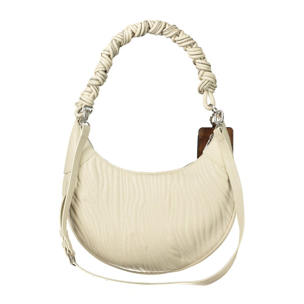 Desigual White Polyethylene Handbag - ClickThatClicks 