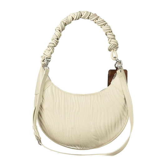 Desigual White Polyethylene Handbag - ClickThatClicks 