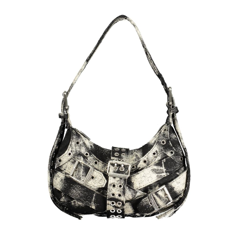 Desigual Black Cotton Handbag - ClickThatClicks 