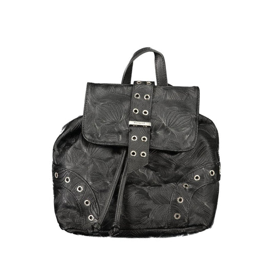 Desigual Black Polyethylene Backpack - ClickThatClicks 