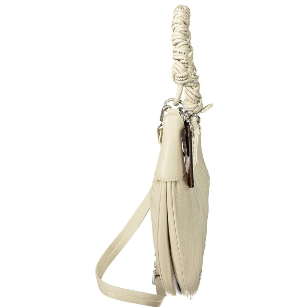 Desigual White Polyethylene Handbag - ClickThatClicks 