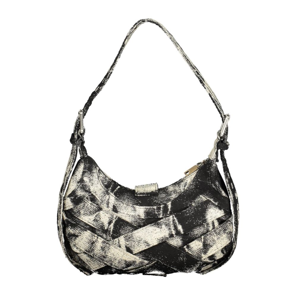 Desigual Black Cotton Handbag - ClickThatClicks 