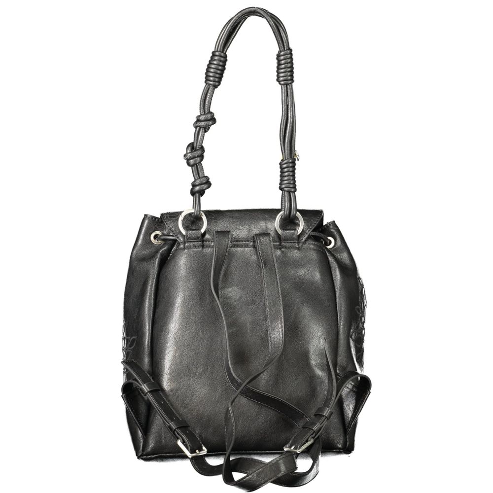 Desigual Black Polyethylene Backpack - ClickThatClicks 