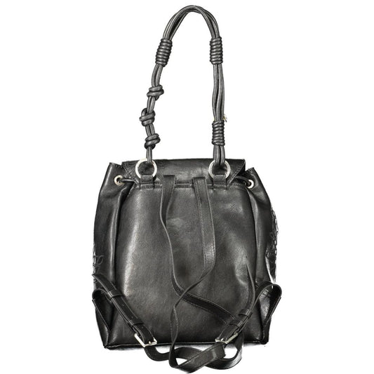 Desigual Black Polyethylene Backpack - ClickThatClicks 