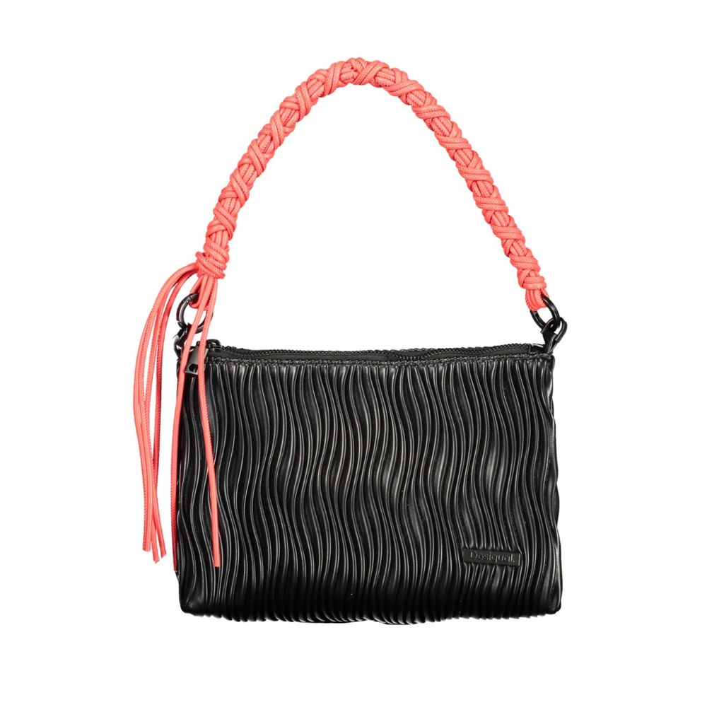 Desigual Black Polyethylene Handbag - ClickThatClicks 