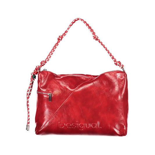Desigual Red Polyethylene Handbag - ClickThatClicks 