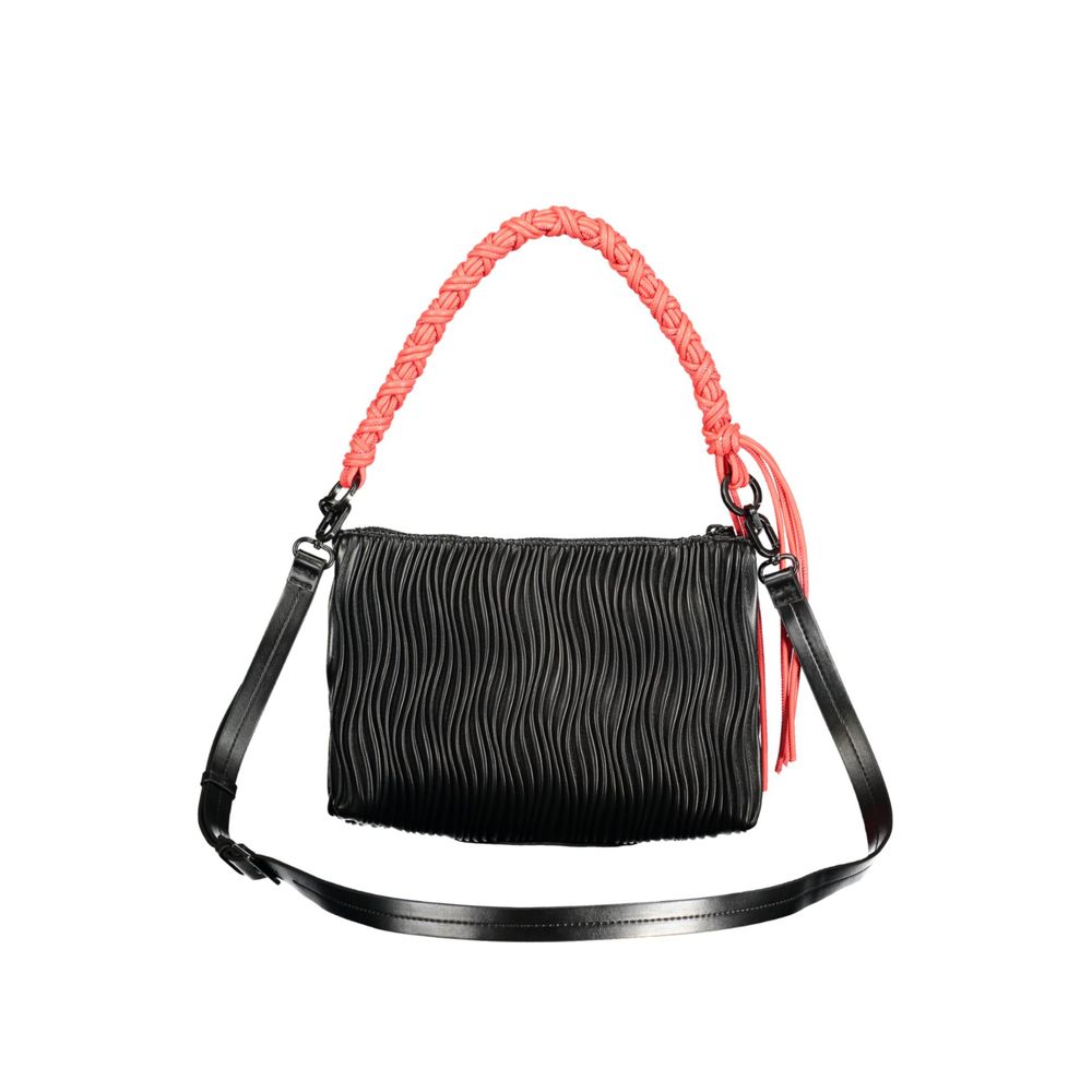 Desigual Black Polyethylene Handbag - ClickThatClicks 