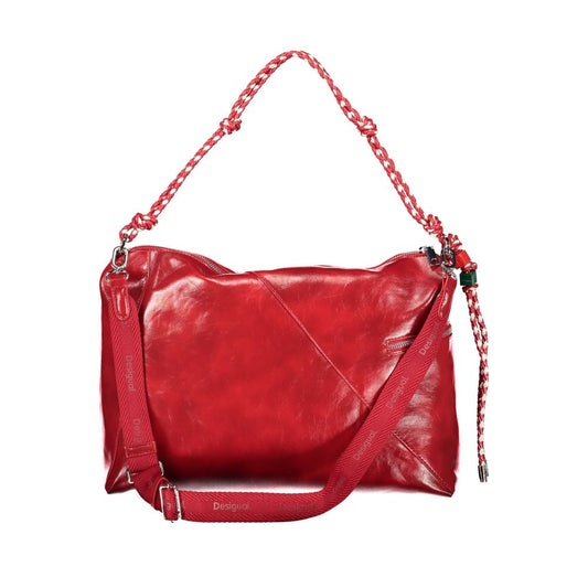Desigual Red Polyethylene Handbag - ClickThatClicks 