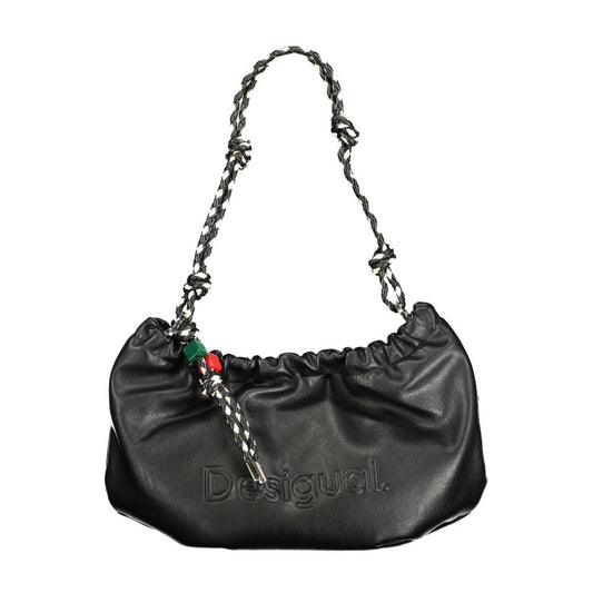 Desigual Black Polyethylene Handbag - ClickThatClicks 