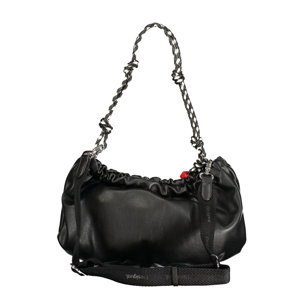 Desigual Black Polyethylene Handbag - ClickThatClicks 