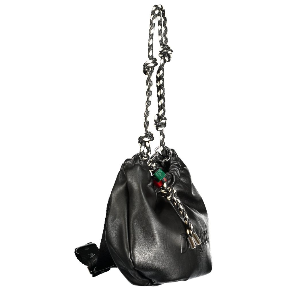 Desigual Black Polyethylene Handbag - ClickThatClicks 