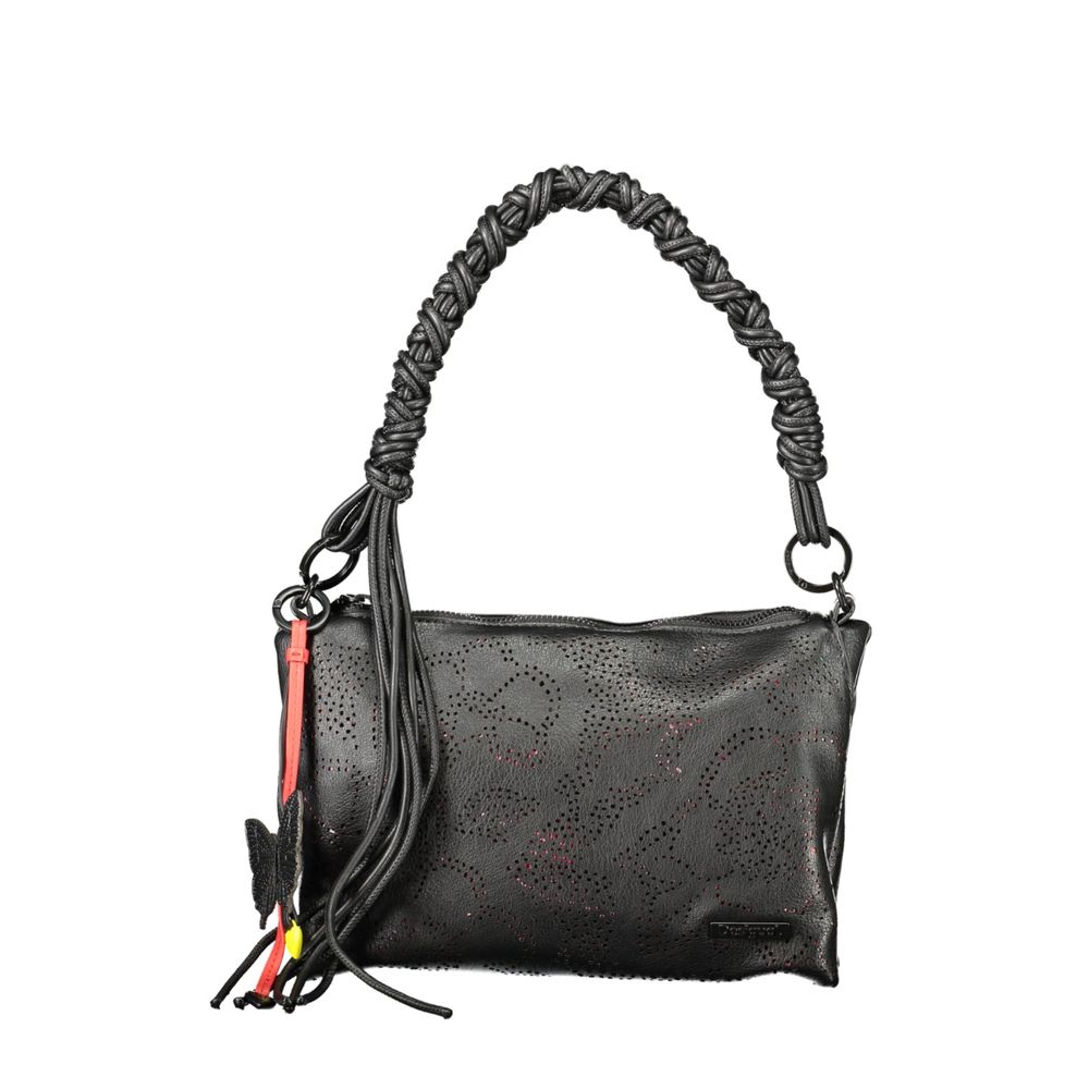 Desigual Black Polyethylene Handbag - ClickThatClicks 