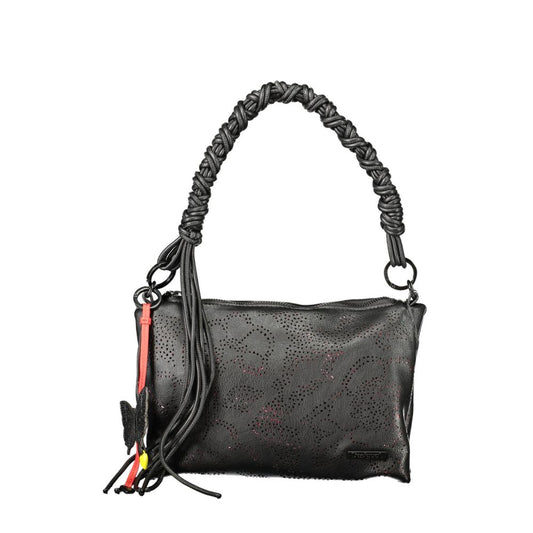 Desigual Black Polyethylene Handbag - ClickThatClicks 