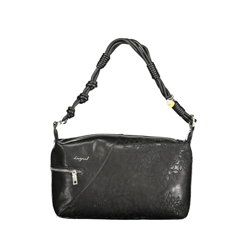 Desigual Black Polyethylene Handbag - ClickThatClicks 