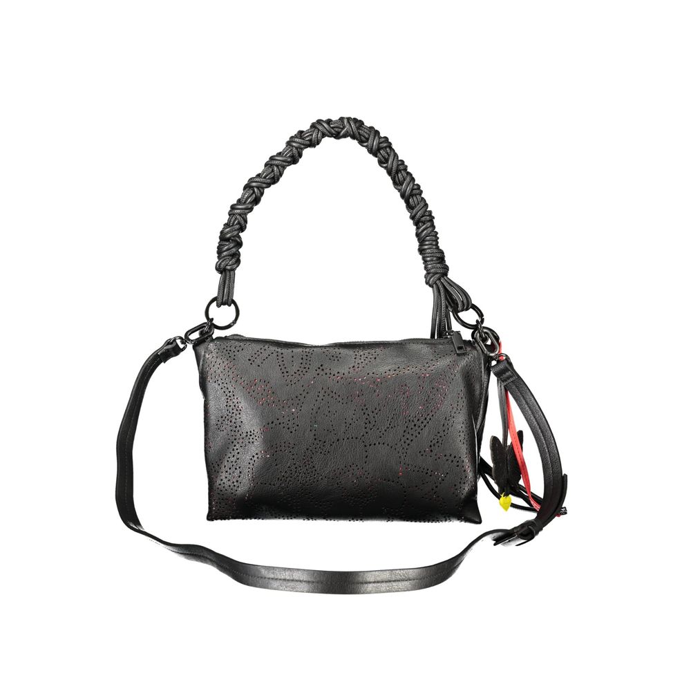 Desigual Black Polyethylene Handbag - ClickThatClicks 