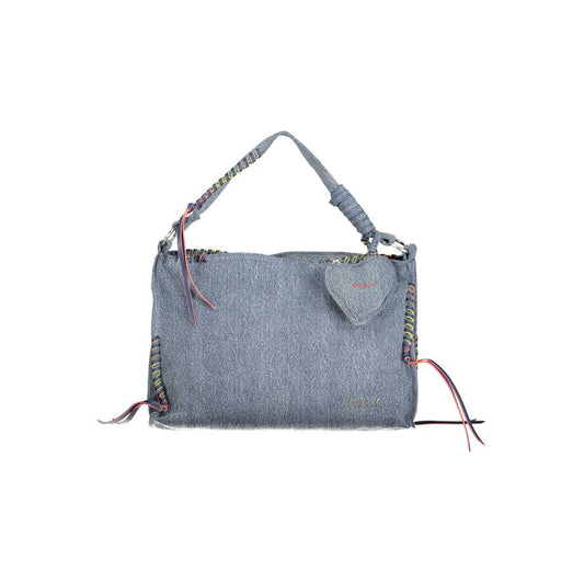 Desigual Blue Cotton Handbag - ClickThatClicks 