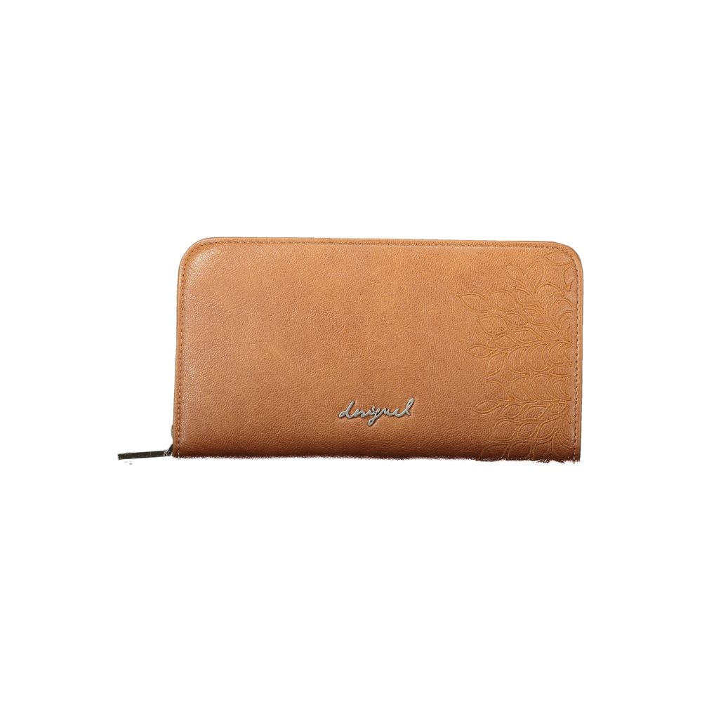 Desigual Brown Polyethylene Wallet - ClickThatClicks 