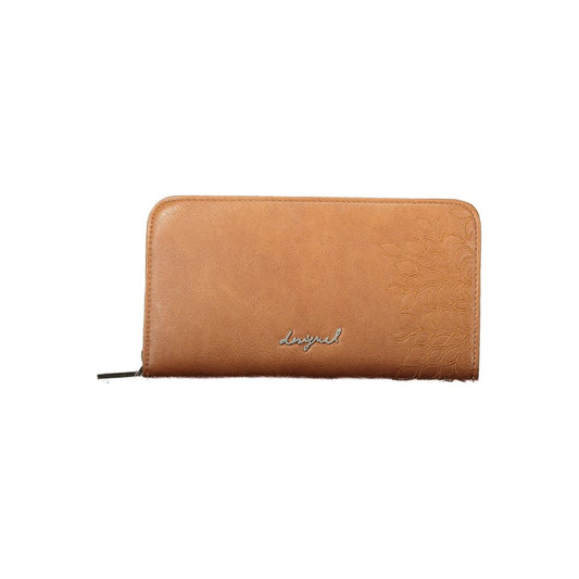 Desigual Brown Polyethylene Wallet - ClickThatClicks 