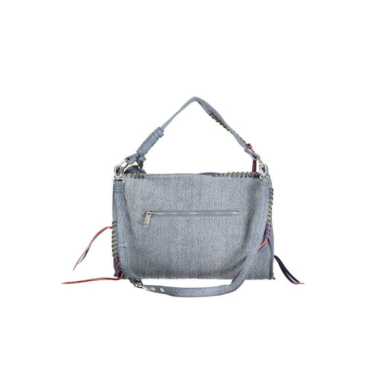 Desigual Blue Cotton Handbag - ClickThatClicks 