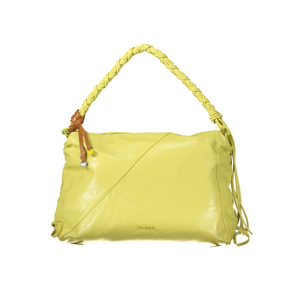 Desigual Yellow Polyethylene Handbag - ClickThatClicks 