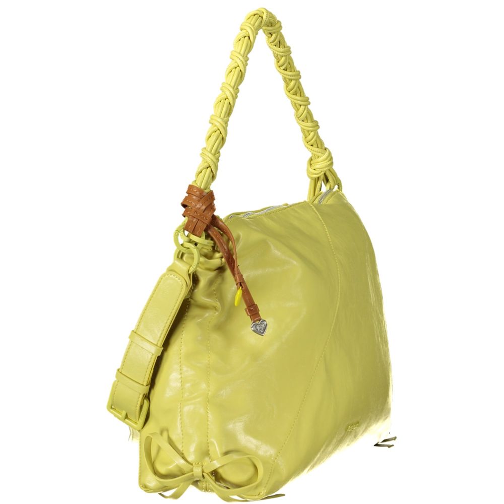 Desigual Yellow Polyethylene Handbag - ClickThatClicks 