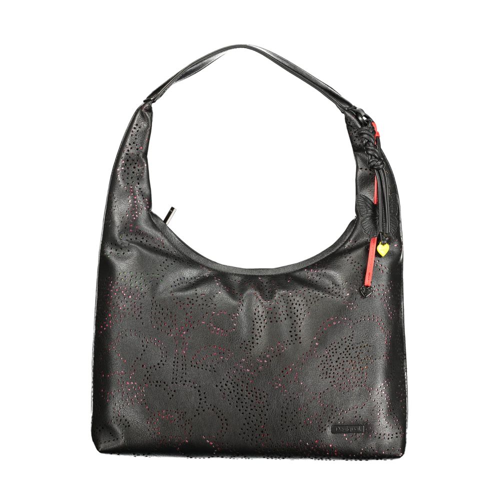 Desigual Black Polyethylene Handbag - ClickThatClicks 