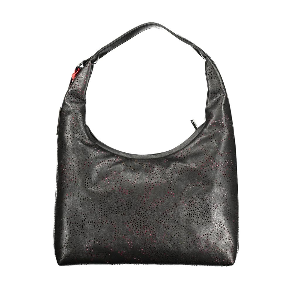Desigual Black Polyethylene Handbag - ClickThatClicks 
