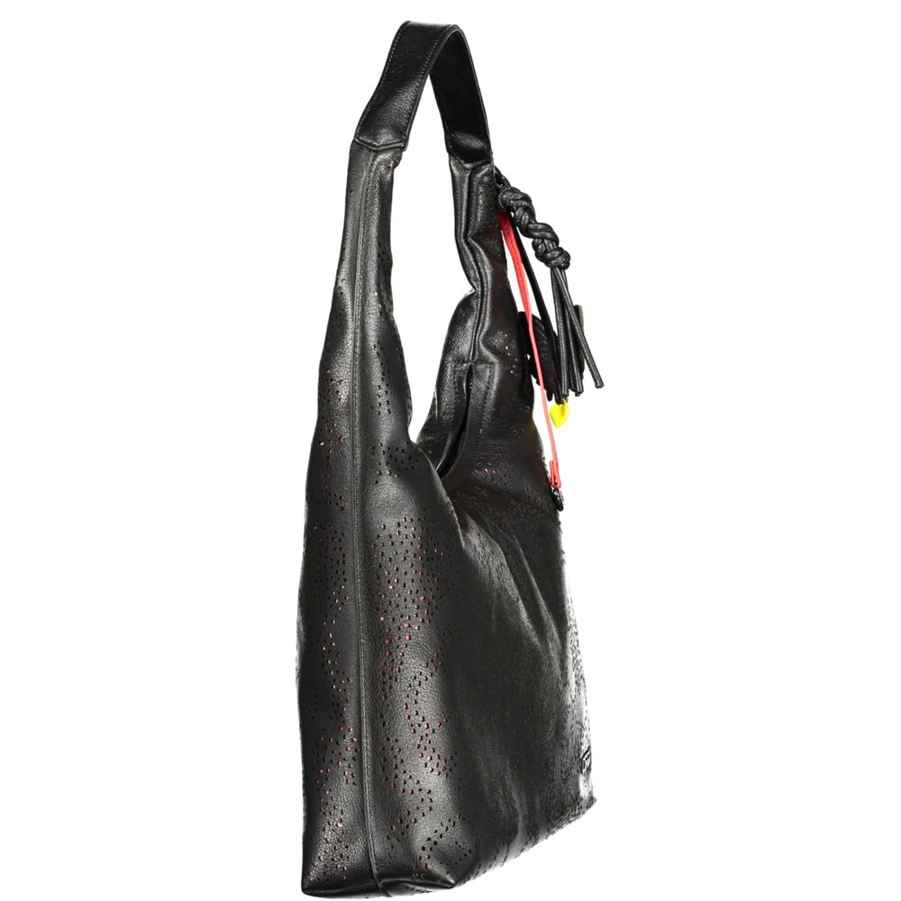 Desigual Black Polyethylene Handbag - ClickThatClicks 