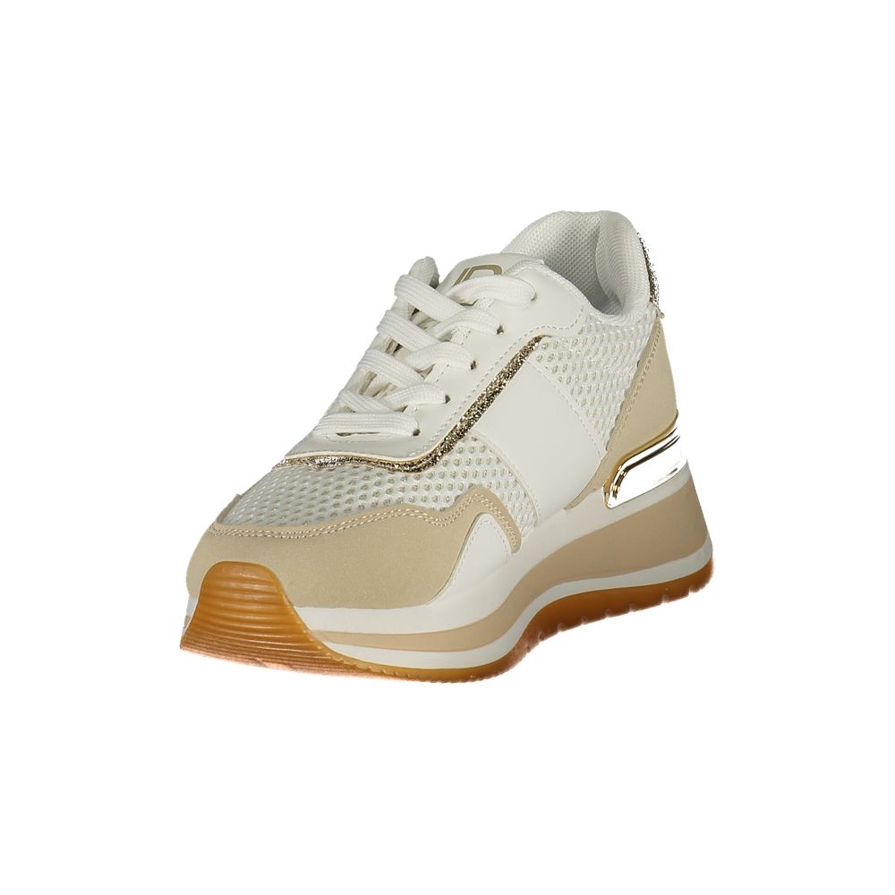 Laura Biagiotti White Polyester Athletic Sneakers - ClickThatClicks 
