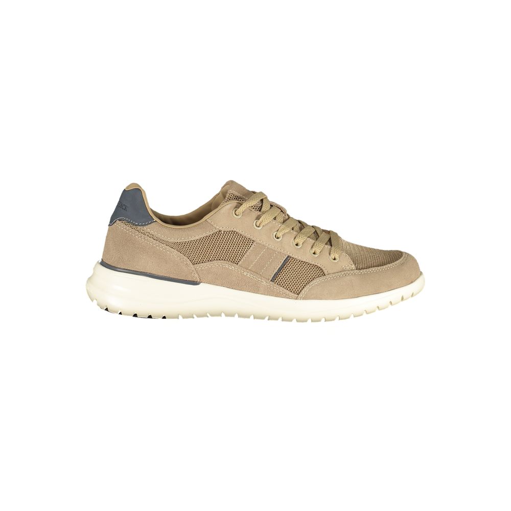 Lumberjack Beige Polyurethane Men's Sneaker - ClickThatClicks 