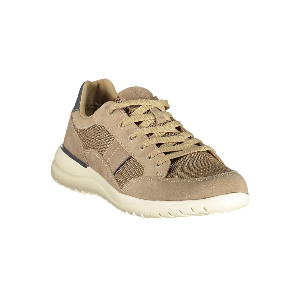Lumberjack Beige Polyurethane Men's Sneaker - ClickThatClicks 