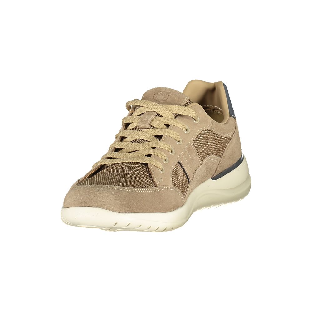 Lumberjack Beige Polyurethane Men's Sneaker - ClickThatClicks 