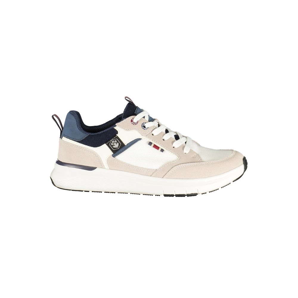 Lumberjack White Polyester Men's Sneaker - ClickThatClicks 
