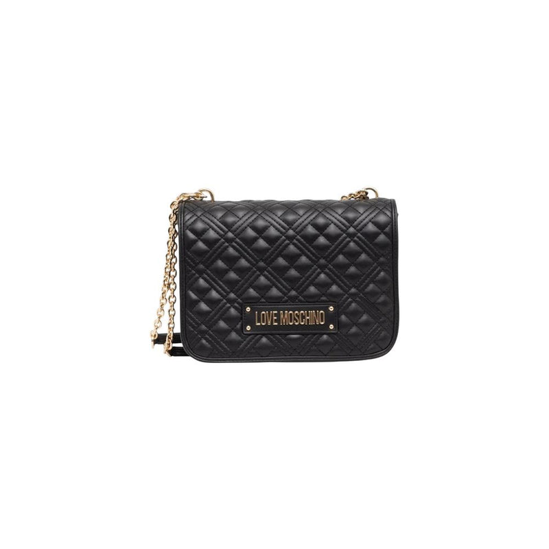 Love Moschino Bicolor Polyethylene Handbag
