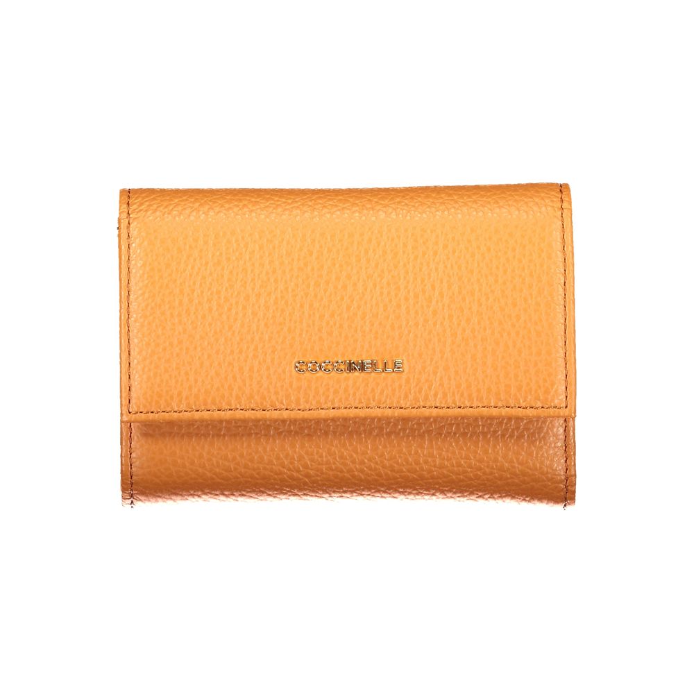 Coccinelle Arancione Pelle Women Wallet - ClickThatClicks 