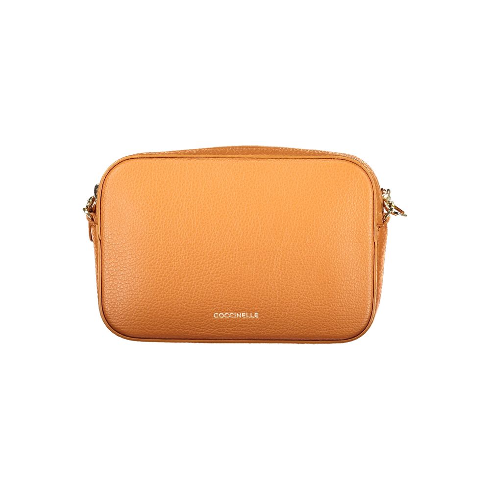 Coccinelle Arancione Leather Women Handbag - ClickThatClicks 