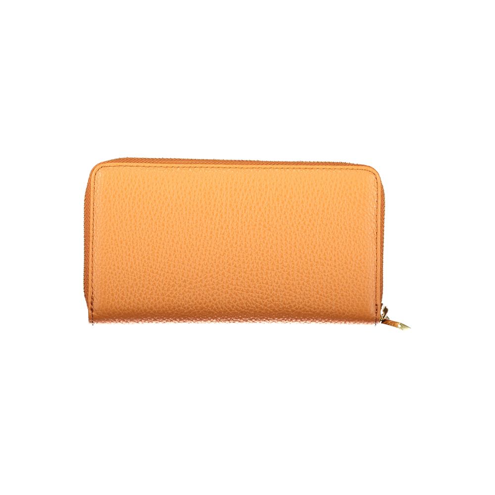 Coccinelle Arancione Leather Women's Wallet - ClickThatClicks 