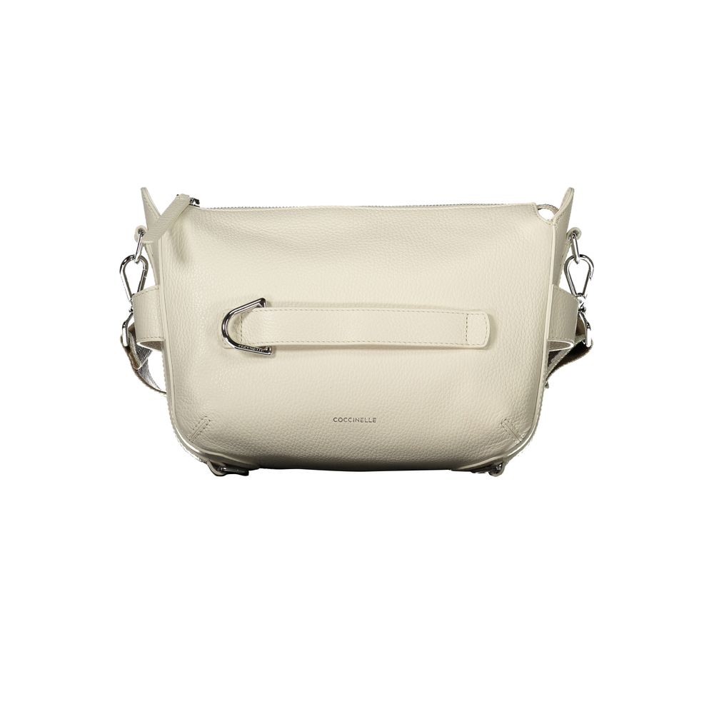 Coccinelle Bianco Leather Women Handbag - ClickThatClicks 