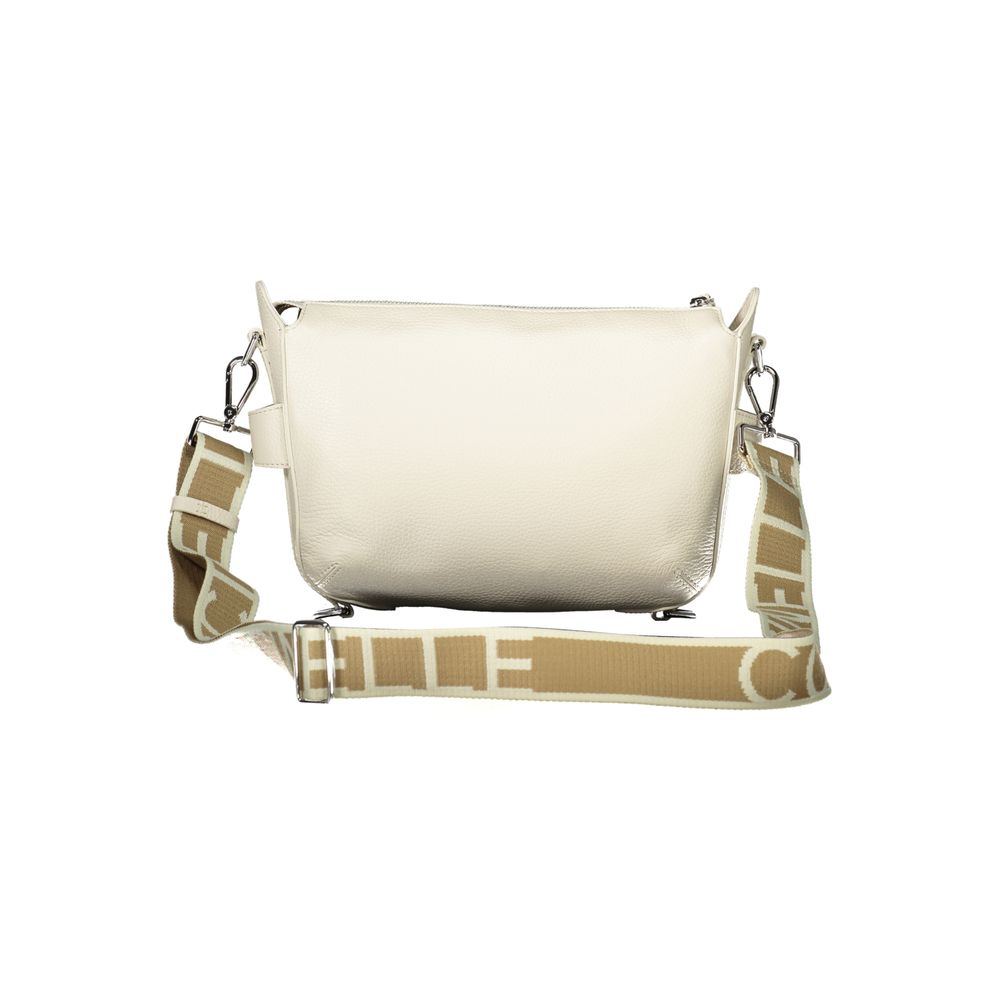 Coccinelle Bianco Leather Women Handbag - ClickThatClicks 