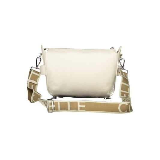 Coccinelle Bianco Leather Women Handbag - ClickThatClicks 