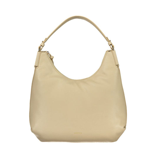 Coccinelle Beige Leather Women Handbag - ClickThatClicks 