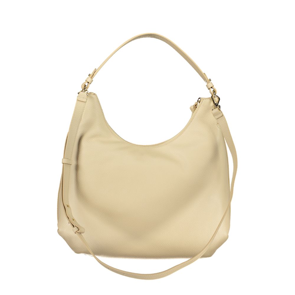 Coccinelle Beige Leather Women Handbag - ClickThatClicks 