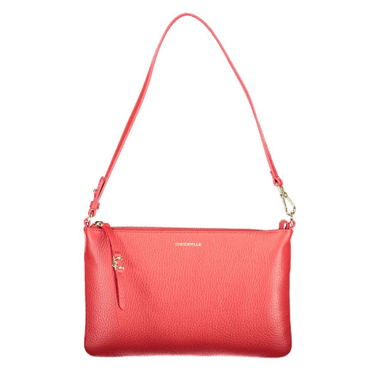 Coccinelle Red Leather Women Handbag - ClickThatClicks 