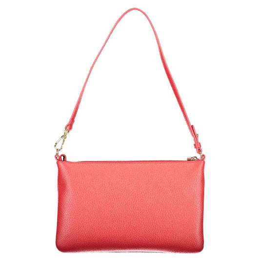 Coccinelle Red Leather Women Handbag - ClickThatClicks 