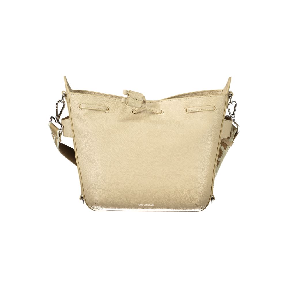 Coccinelle Beige Pelle Women's Handbag - ClickThatClicks 